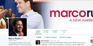 republican twitter account comparison - Marco Rubio