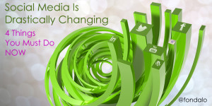 4 things you must do now since social media marketing is changing