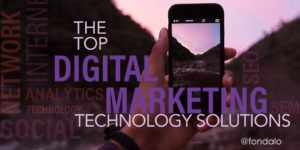 The top capabilities of digital marketing technology solutions that marketing executives consider critical