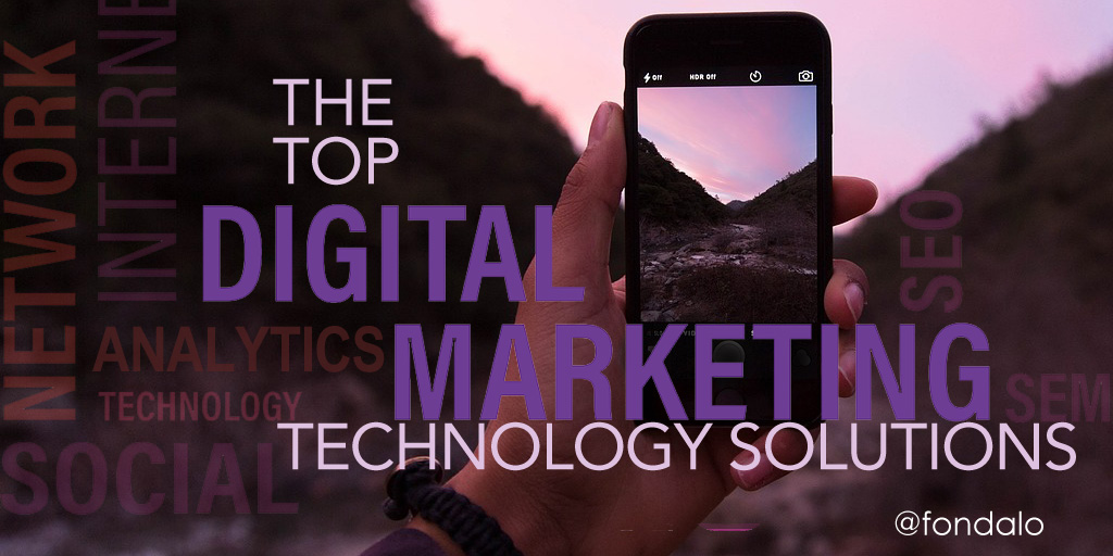 The top capabilities of digital marketing technology solutions that marketing executives consider critical