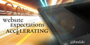 Consumers demand good website performance from brands