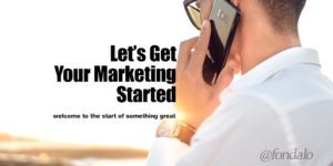 get started with fondalo - marketing